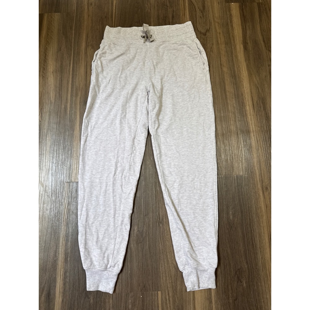 Athleta Pants Womens XS Cream Balance Microfleece Joggers Fleece Cozy Loungewear